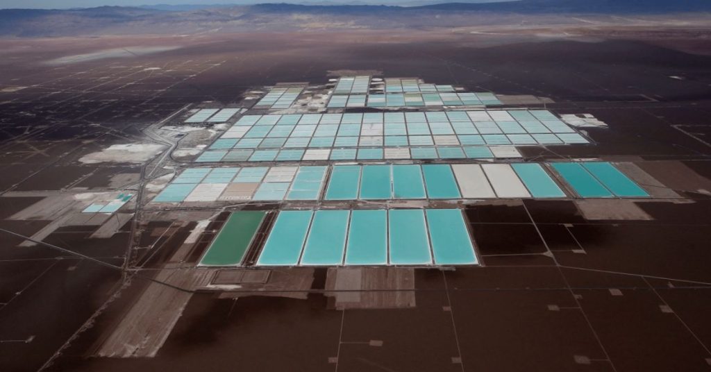 SQM litio en Chile