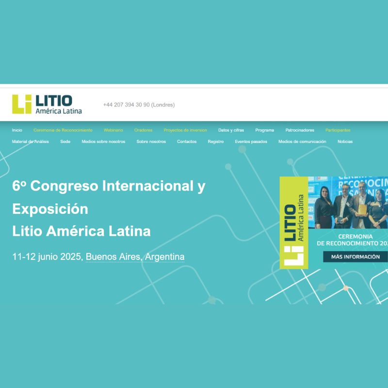 6to congreso litio america latina buenos aires