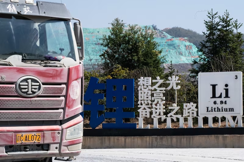 Mercado del litio se dispara tras cierre de una de las minas más importantes del mundo.La mina de litio de Jianxiawo, en Yichun.