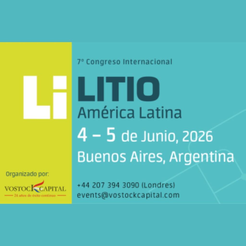 7o Congreso Internacional Litio América Latina 4-5 junio 2026, Buenos Aires, Argentina