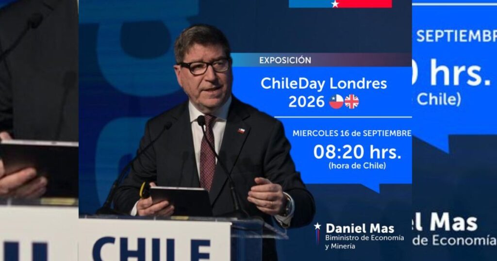 Chile day london biministro daniel mas litio cobre lithium copper