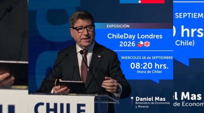 Chile day london biministro daniel mas litio cobre lithium copper