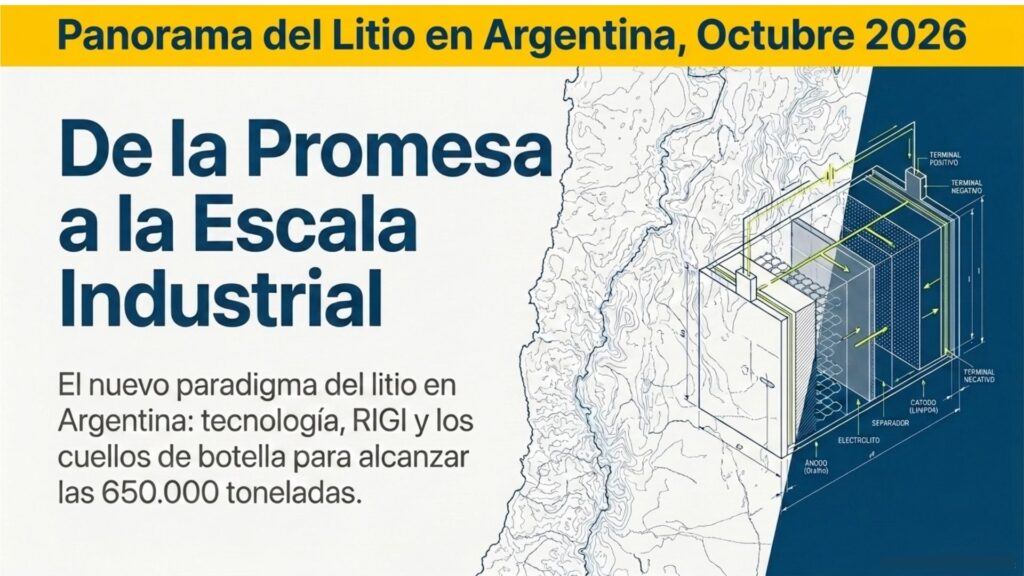 Panorama Litio en Sudamérica Argentina