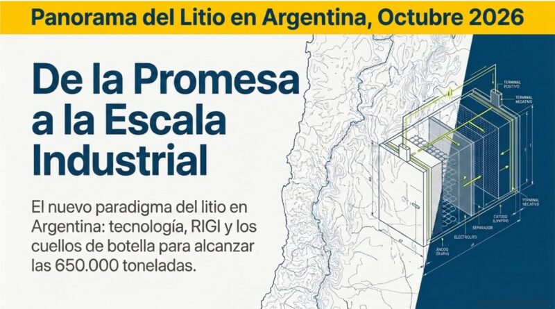 Panorama Litio en Sudamérica Argentina